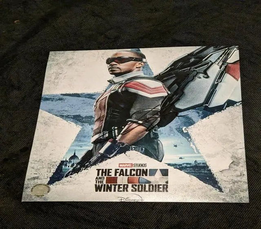 Anthony Mackie  "The Falcon" autographed 8x10 photo with COA - Price Is Right Miami