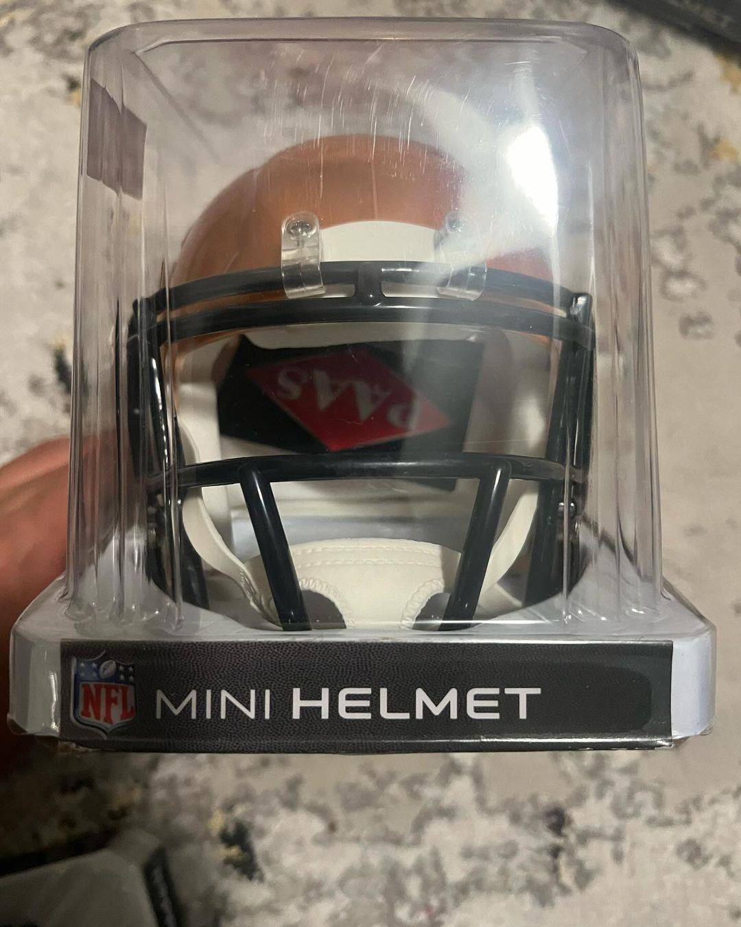 Autographed Justin Fields Riddell Mini Helmet Chicago Bears - Price Is Right Miami