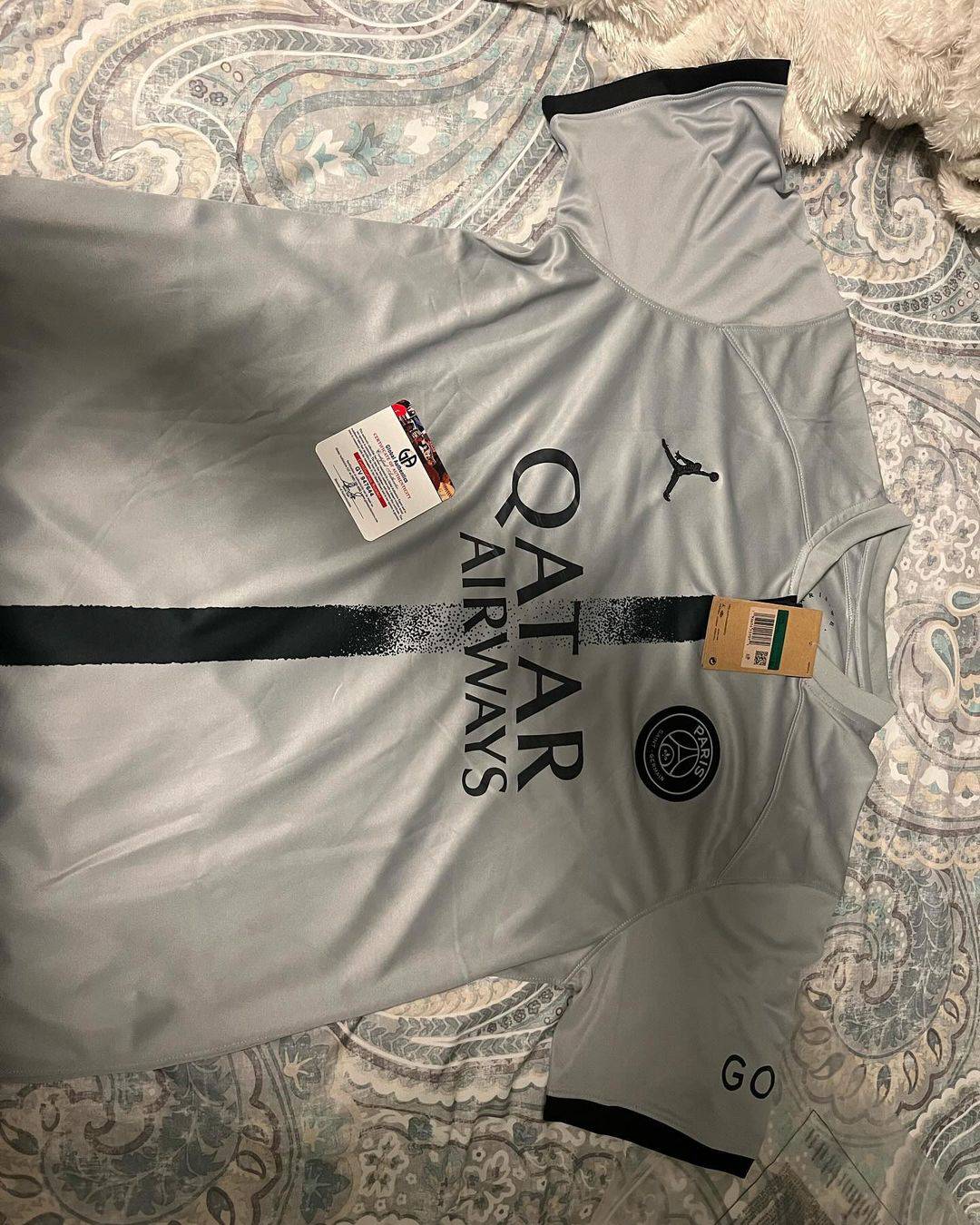 Autographed Kylian Mbappe PSG jersey - Price Is Right Miami