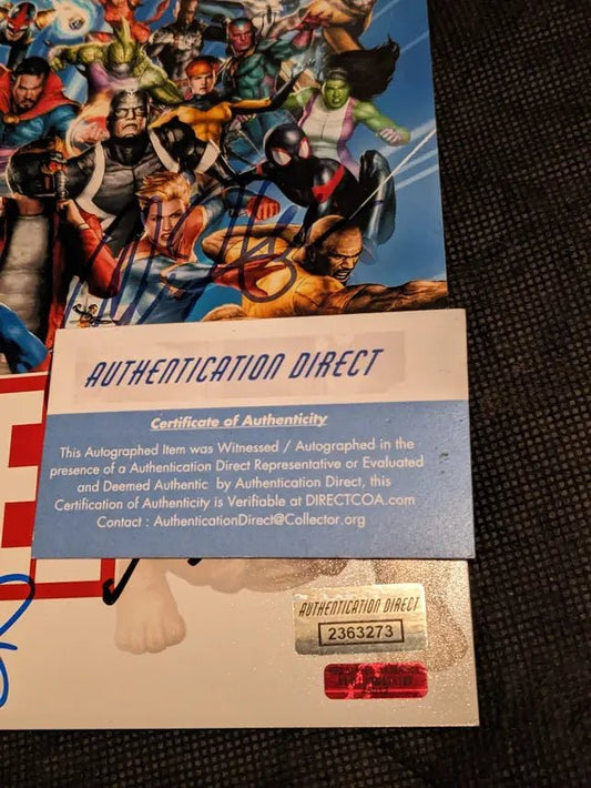 Autographed Robert Downey Jr, Jon Bernthal & Brie Larson.stan lee autographed 8x10 photo with coa - Price Is Right Miami