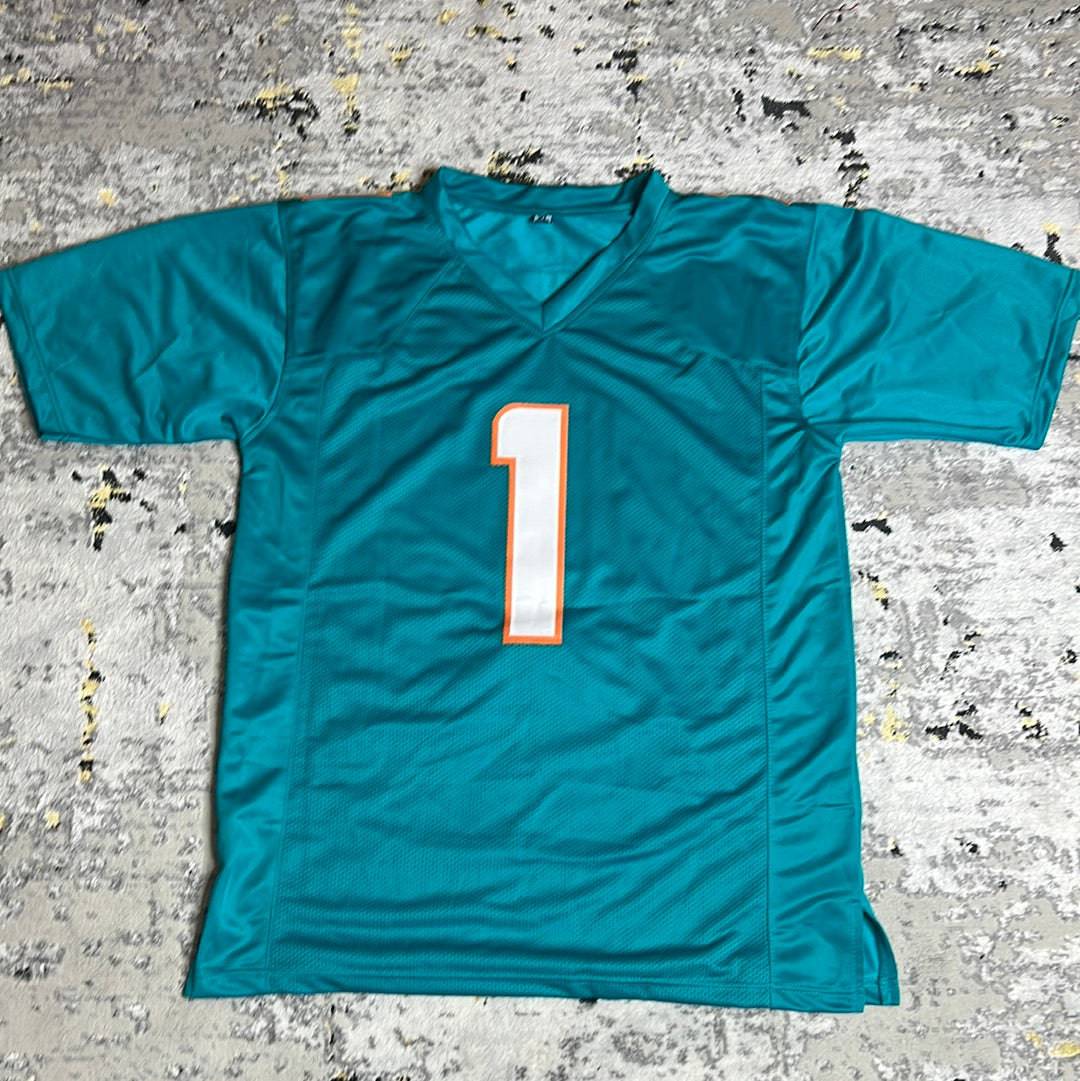 Autographed Tua Tagovailoa Miami Dolphins Jersey (view 3)