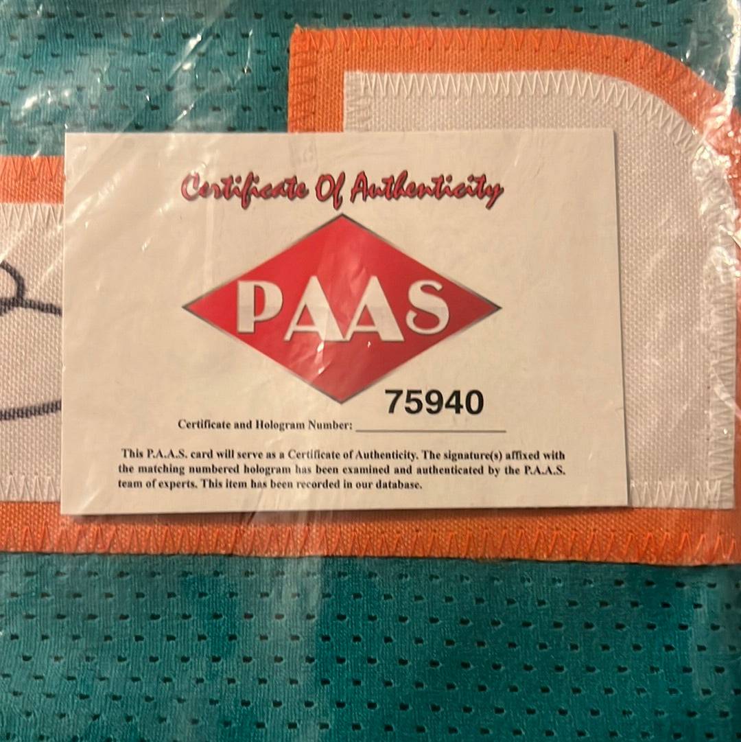 Autographed Tua Tagovailoa Miami Dolphins Jersey (view 2)