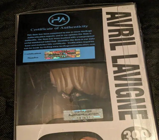 Avril Lavigne autographed Funko Pop figure 390 with COA 137431 - Price Is Right Miami
