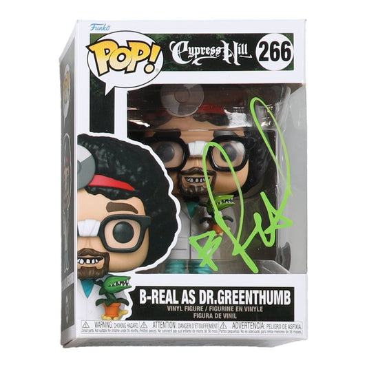 B-Real Signed "Cypress Hill" #266 B-Real as Dr. Greenthumb Funko Pop! Vinyl Figure (Beckett) - Price Is Right Miami