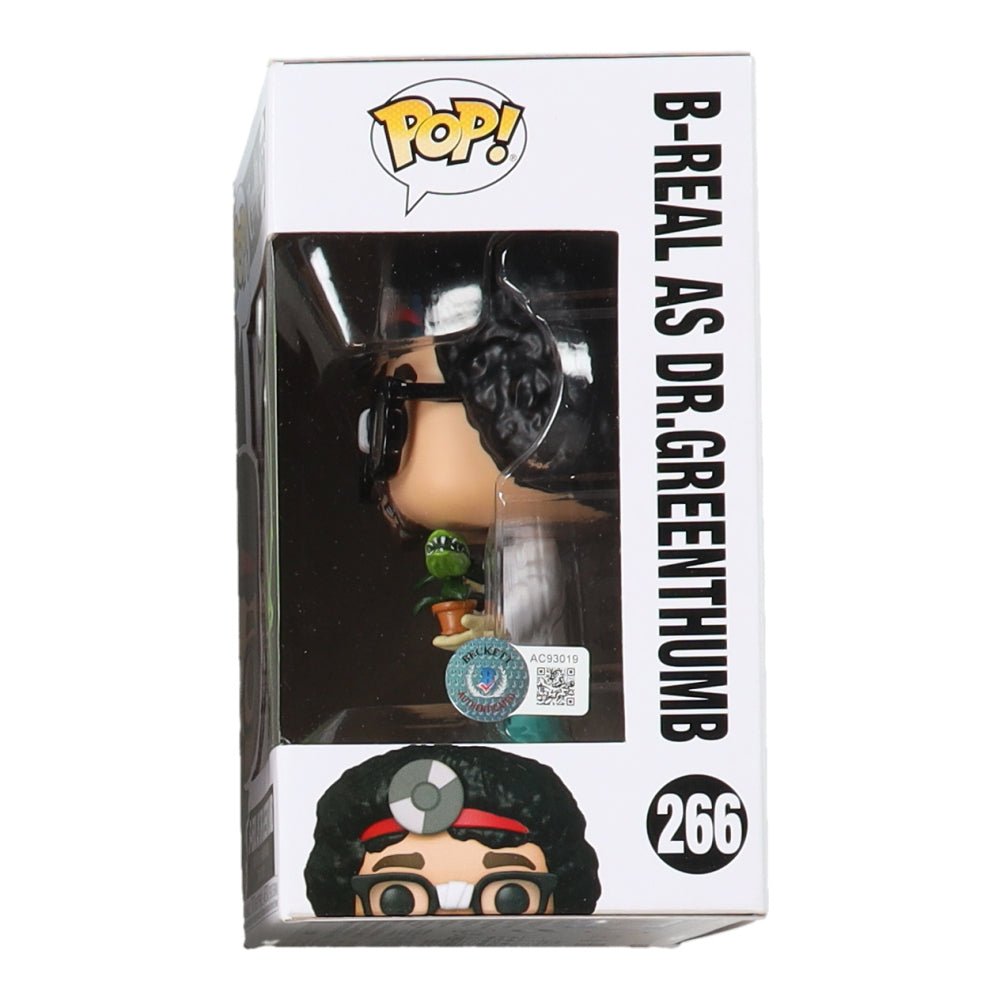 B-Real Signed "Cypress Hill" #266 B-Real as Dr. Greenthumb Funko Pop! Vinyl Figure (Beckett) - Price Is Right Miami