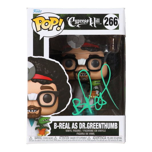 B-Real Signed "Cypress Hill" #266 B-Real as Dr. Greenthumb Funko Pop! Vinyl Figure (Beckett) - Price Is Right Miami