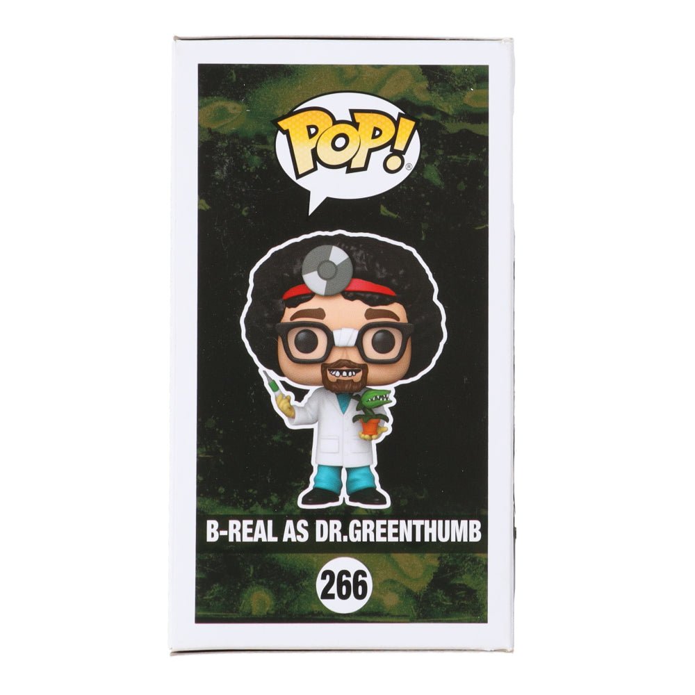 B-Real Signed "Cypress Hill" #266 B-Real as Dr. Greenthumb Funko Pop! Vinyl Figure (Beckett) - Price Is Right Miami