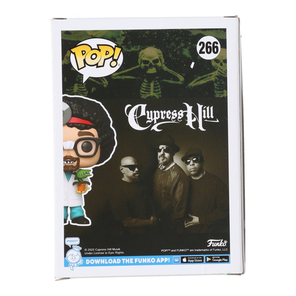 B-Real Signed "Cypress Hill" #266 B-Real as Dr. Greenthumb Funko Pop! Vinyl Figure (Beckett) - Price Is Right Miami