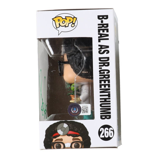 B-Real Signed "Cypress Hill" #266 B-Real as Dr. Greenthumb Funko Pop! Vinyl Figure (Beckett) - Price Is Right Miami