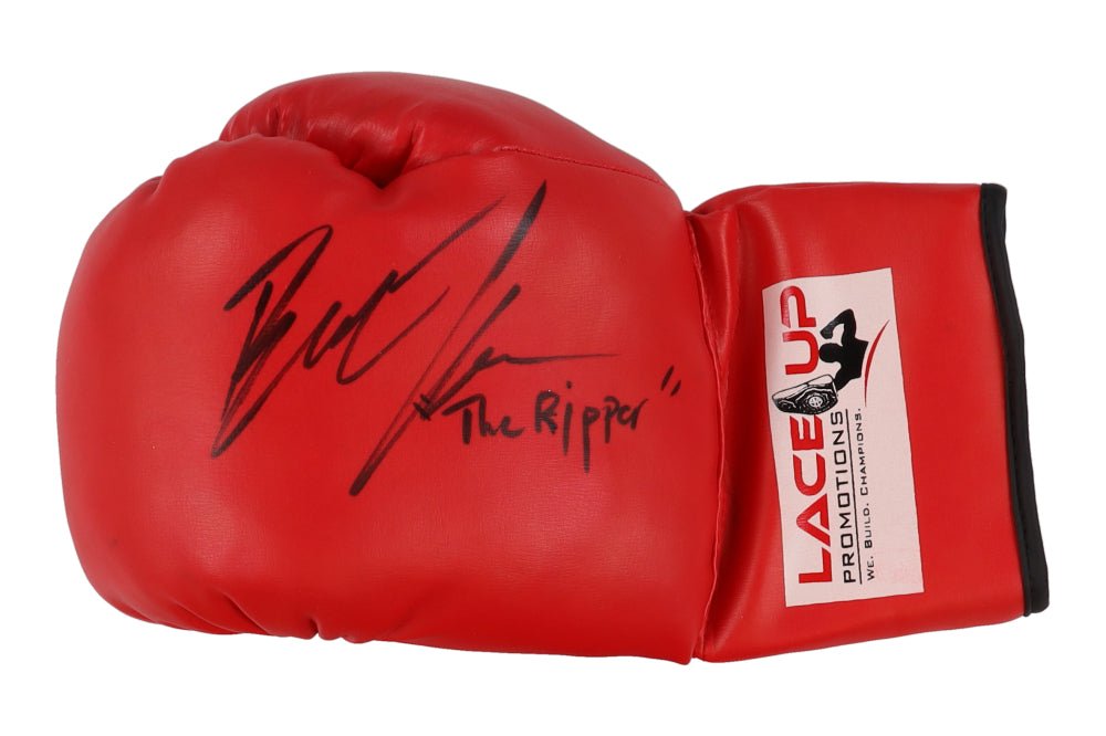 Badou Jack Signed Boxing Glove, Inscribed 'The Ripper' (PSA) (view 2)