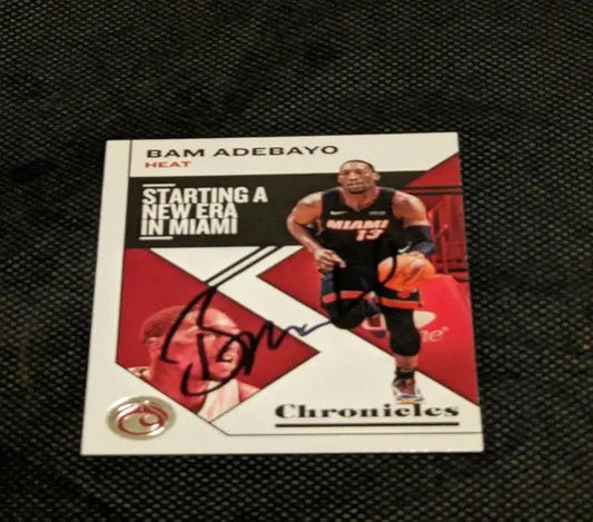 Bam Adebayo Miami Heat autographed 8x10 photo with COA - Price Is Right Miami