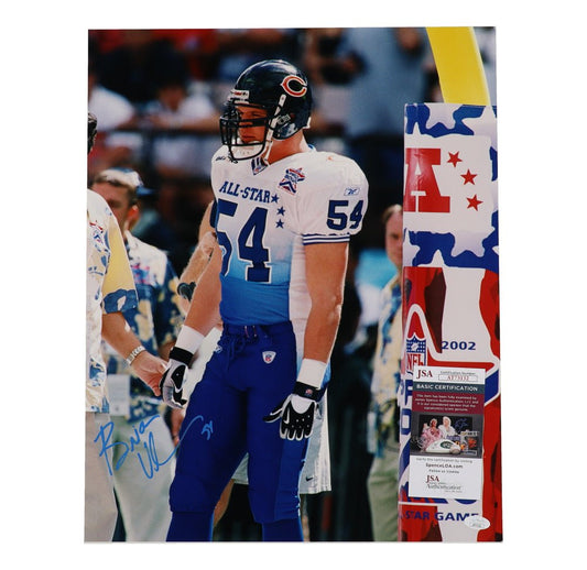 Brian Urlacher Signed Bears 16x20 Photo (JSA) - Price Is Right Miami