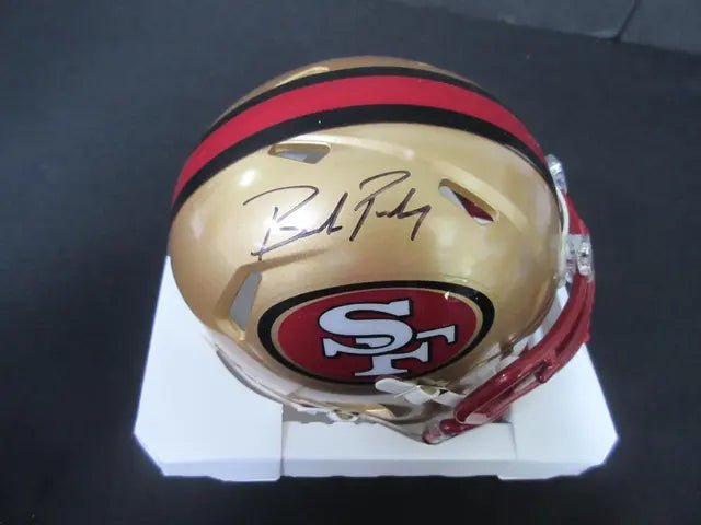 Brock Purdy Signed San Francisco 49ers Mini Helmet Direct COA (view 2)