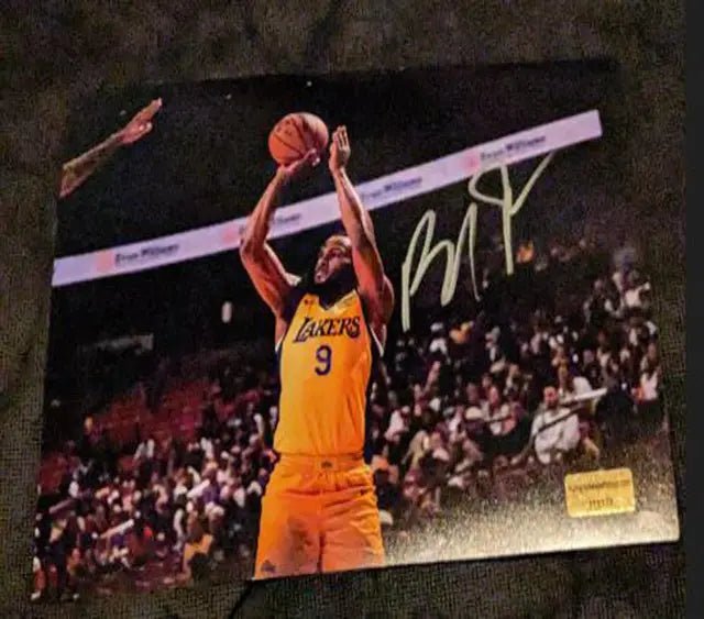 Bronny James Signed Lakers 8x10 Photo (COA)