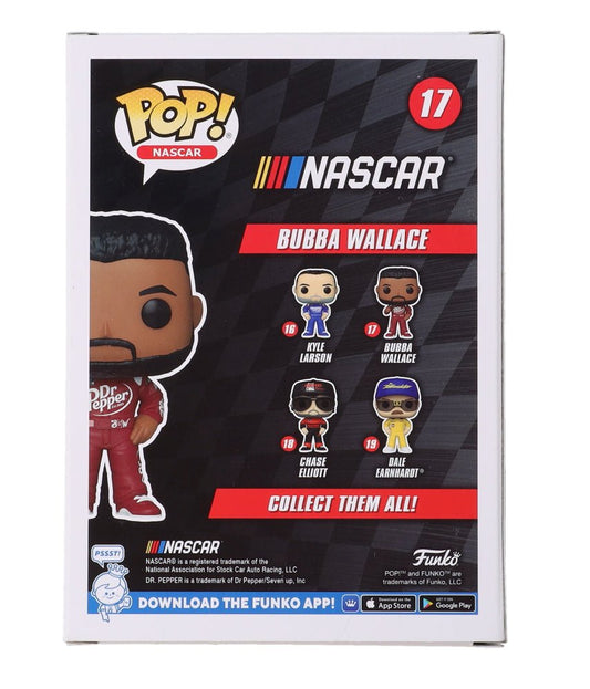 Bubba Wallace Jr. Signed NASCAR #17 Funko Pop! Vinyl Figure (Beckett) - Price Is Right Miami