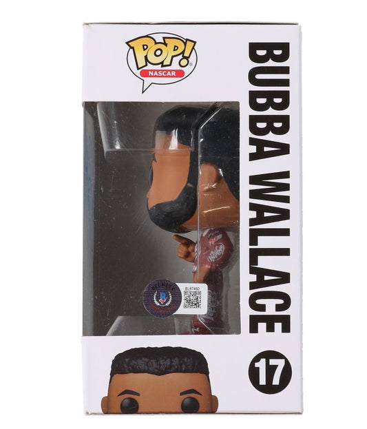 Bubba Wallace Jr. Signed NASCAR #17 Funko Pop! Vinyl Figure (Beckett) - Price Is Right Miami