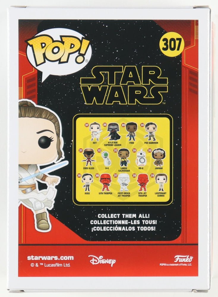 Cailey Fleming Signed Star Wars Rey Funko Pop #307 (JSA) (view 3)