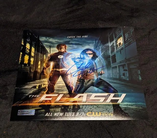 Carlos Valdes (flash) autographed 8x10 photo with coa (view 2)