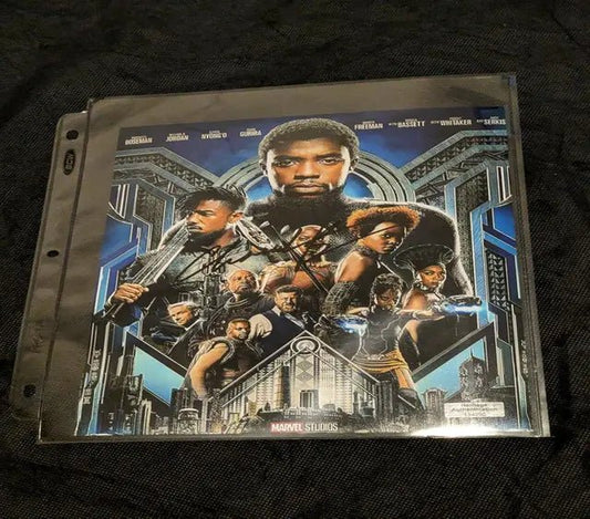 Chadwick Boseman Black Panther autographed 8x10 photo with coa - Price Is Right Miami