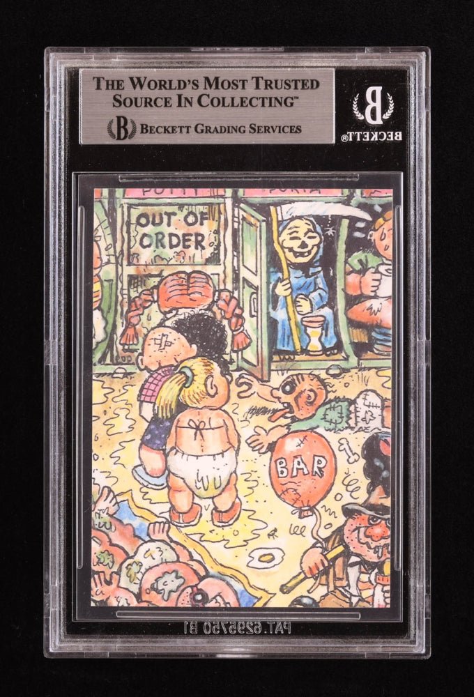 Chevy Chase Signed 2023 Topps Garbage Pail Kids Go On Vacation #42B (BGS) Clark Griswold - Price Is Right Miami