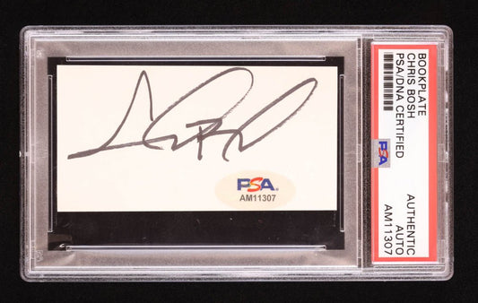 Chris Bosh Signed Cut (PSA) - Price Is Right Miami