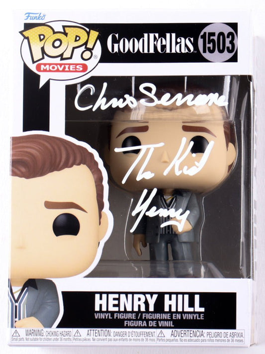 Chris Serrone Signed "Goodfellas" #1503 Henry Hill Funko Pop! Vinyl Figure Inscribed "The Kid" & "Henry" (Beckett) - Price Is Right Miami