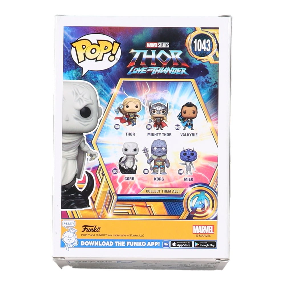 Christian Bale Signed Thor Gorr Funko Pop #1043 (Beckett) (view 3)