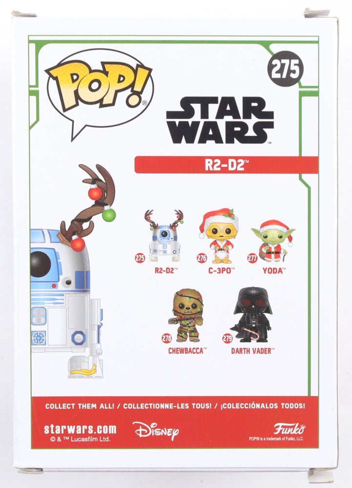 Christine Galey Signed "Star Wars" #275 R2-D2 Funko Pop! Bobble Head Vinyl Figure Inscribed "-R2-D2-" (JSA) (view 3)