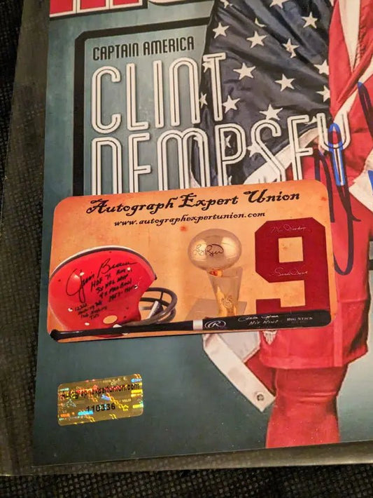 Clint Dempsey Team USA Autographed 8x10 Photo with coa - Price Is Right Miami