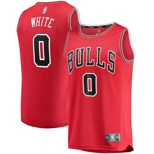 Coby White Chicago Bulls Fanatics fast Break Replica Jersey Red - Icon Edition Size Large - Price Is Right Miami