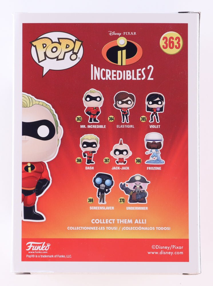 Craig T. Nelson Signed 'Incredibles II' Mr. Incredible #363 Funko Pop (JSA & PSA) (view 3)