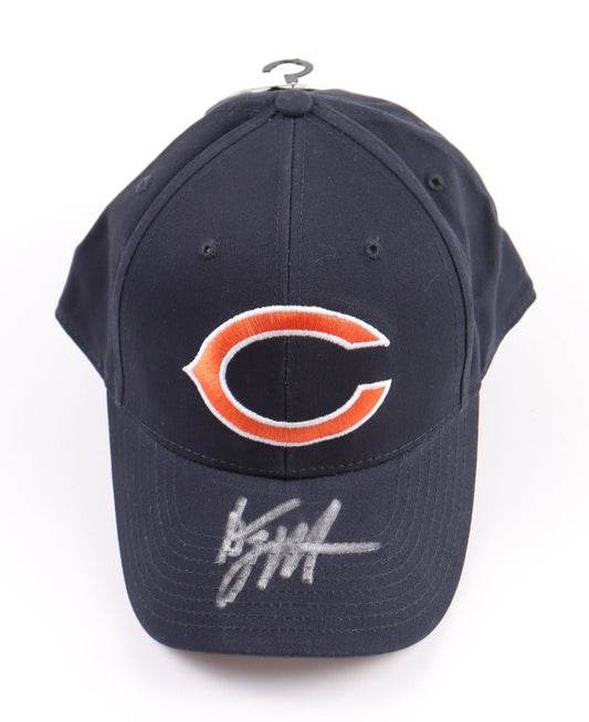 D. J. Moore Signed Bears Hat (Beckett) - Price Is Right Miami