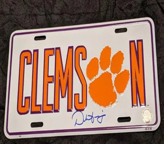 Dabo Swinney Signed Team License Plate with coa 125987 - Price Is Right Miami