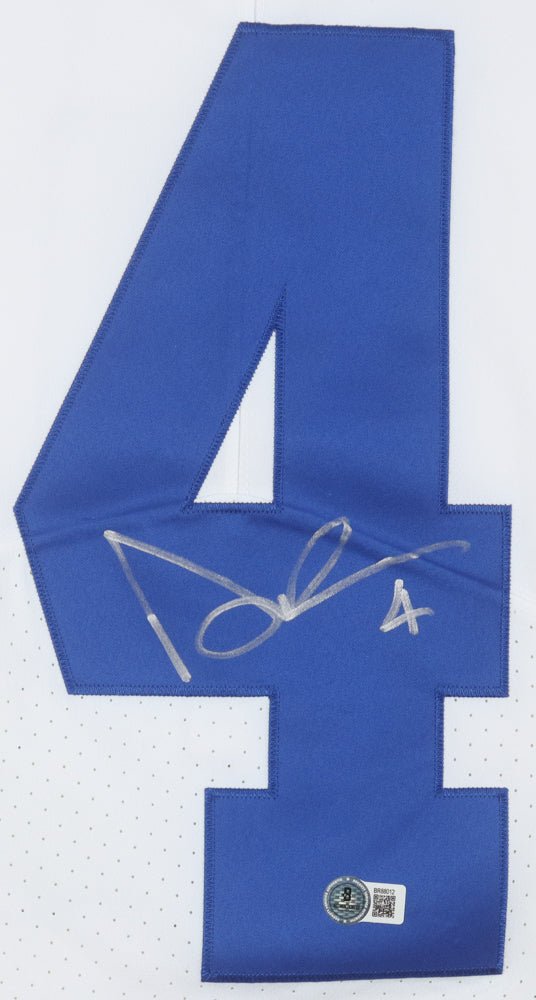 Dak Prescott Signed Cowboys Jersey (Beckett) (view 2)