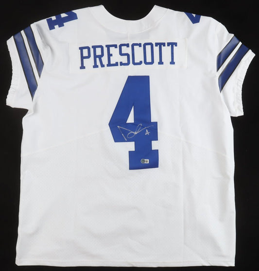 Dak Prescott Signed Cowboys Jersey (Beckett) - Price Is Right Miami