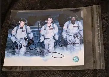 Dan Aykroyd, Bill Murray, Ernie Hudson  Ghostbusters Signed 8x10 Photo with coa - Price Is Right Miami