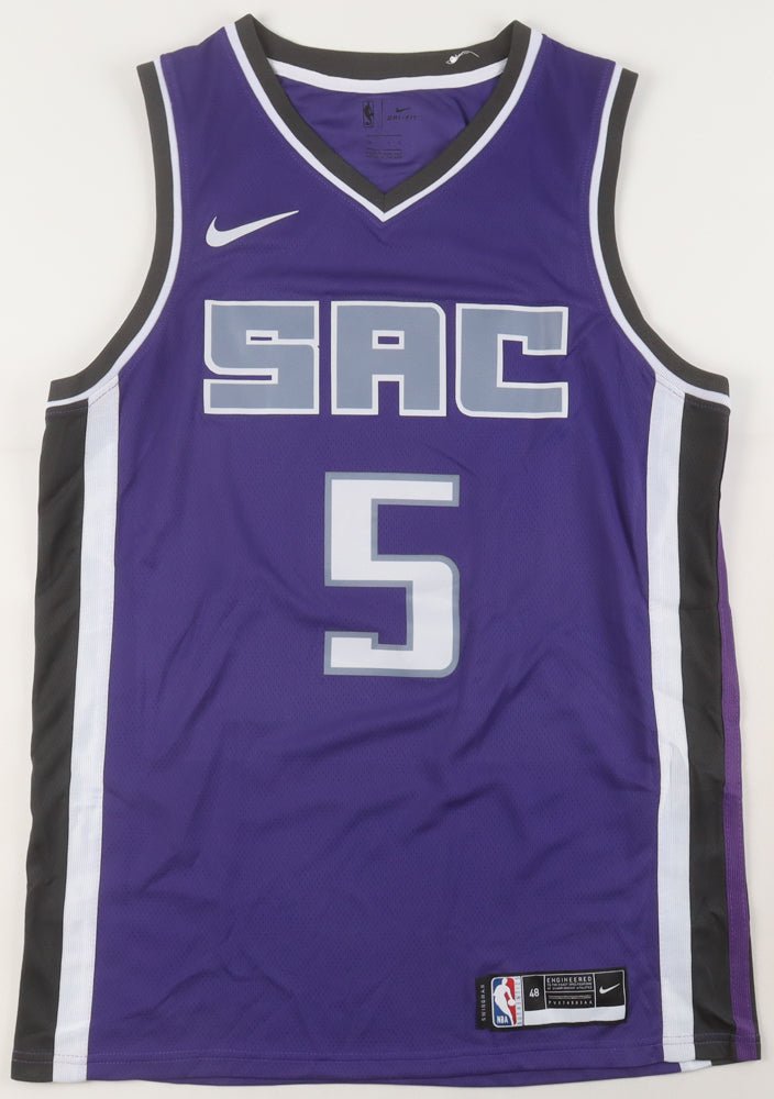 De'Aaron Fox Signed Jersey (PSA) Sacramento Kings (view 3)