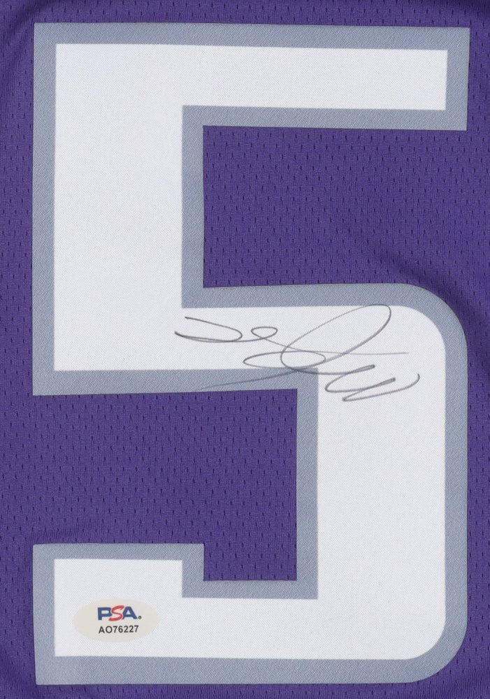 De'Aaron Fox Signed Jersey (PSA) Sacramento Kings (view 2)