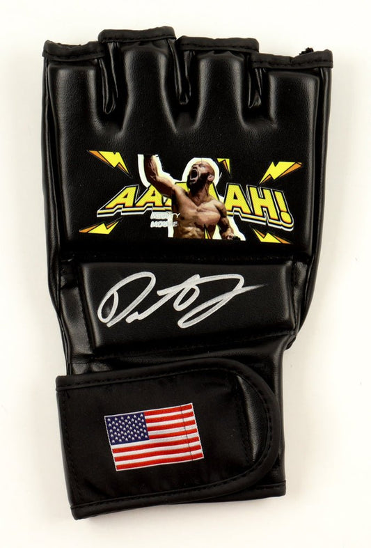 Demetrious "Mighty Mouse" Johnson Signed MMA Custom USA Glove (Beckett) - Price Is Right Miami