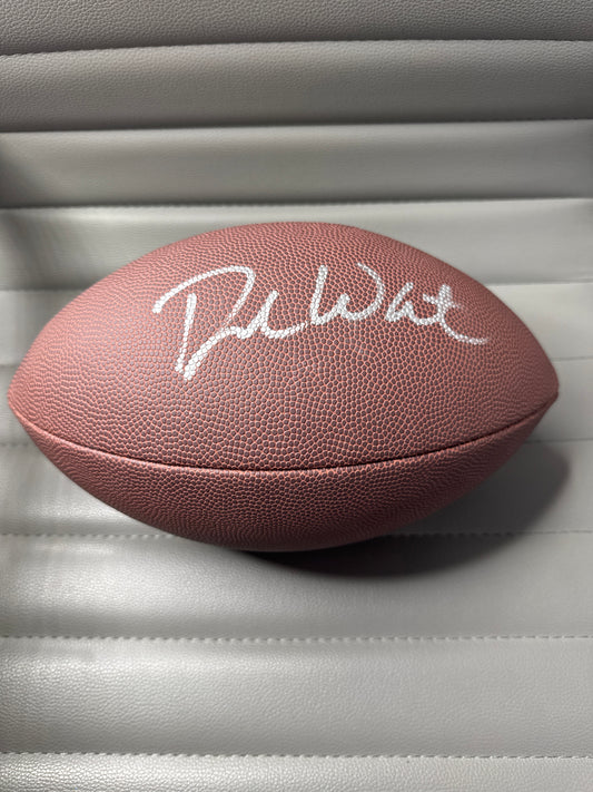 Deshaun Watson autographed football with coa - Price Is Right Miami