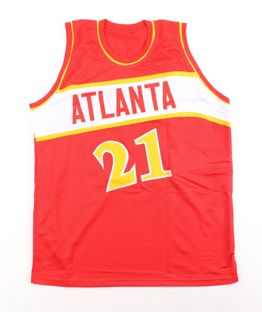 Dominique Wilkins Signed Jersey (Schwartz) (view 3)