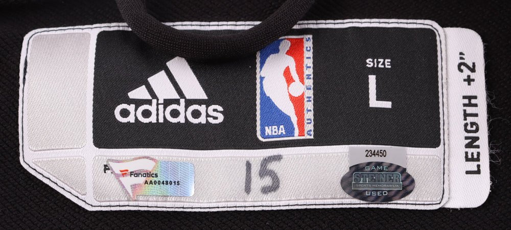 Donald Sloan Game-Used Nets Warm-Up Jacket (Steiner & Fanatics) Size Large, Autographed Memorabilia (view 3)