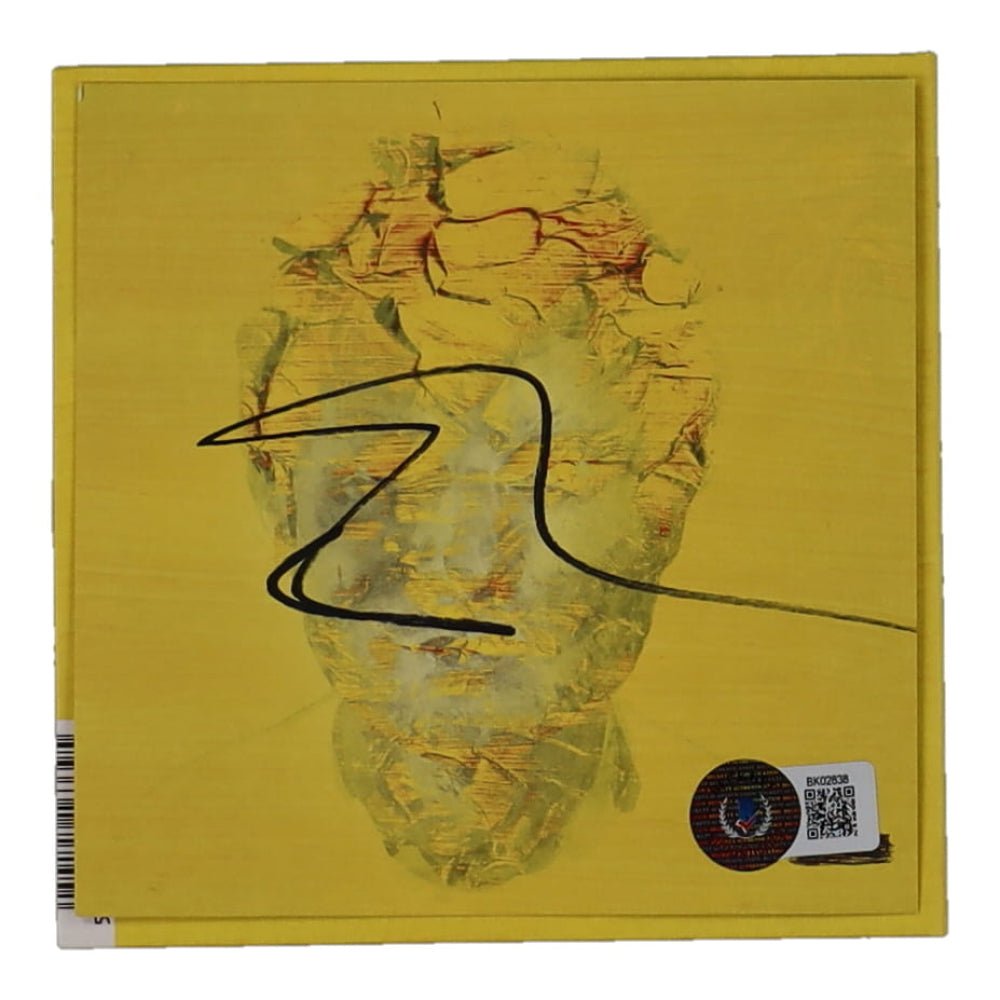 Ed Sheeran Signed "Subtract" CD Insert With Disc (Beckett), Autographed Memorabilia
