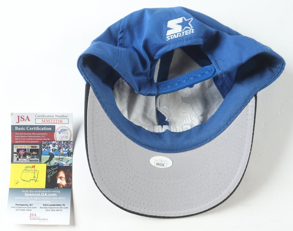 Emmitt Smith Signed Cowboys Snapback Hat with Display Case (JSA), Autographed Memorabilia