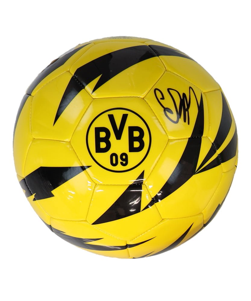 Erling Haaland Signed Borussia Dortmund Logo Soccer Ball (Beckett) Beckett Witnessed - Price Is Right Miami