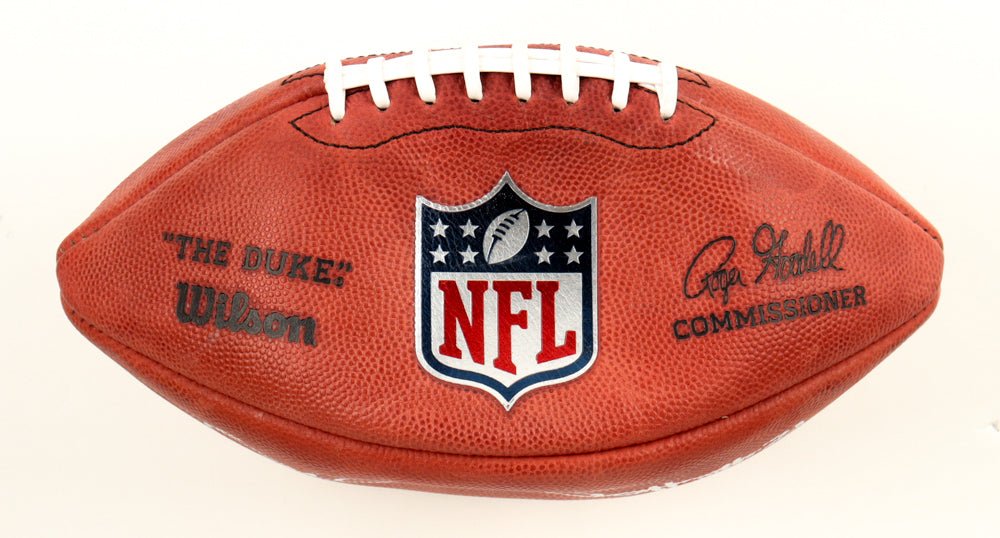 Ezekiel Elliott Signed "The Duke" NFL Football (Fanatics), Autographed Ball (view 2)