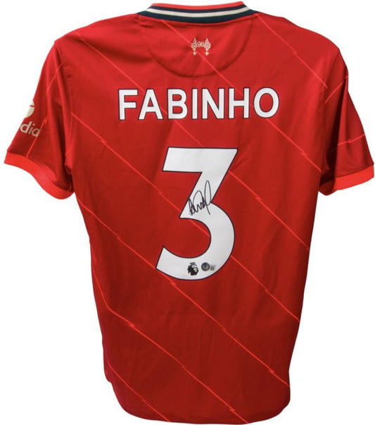 Fabinho Signed Liverpool Jersey (Beckett) - Price Is Right Miami