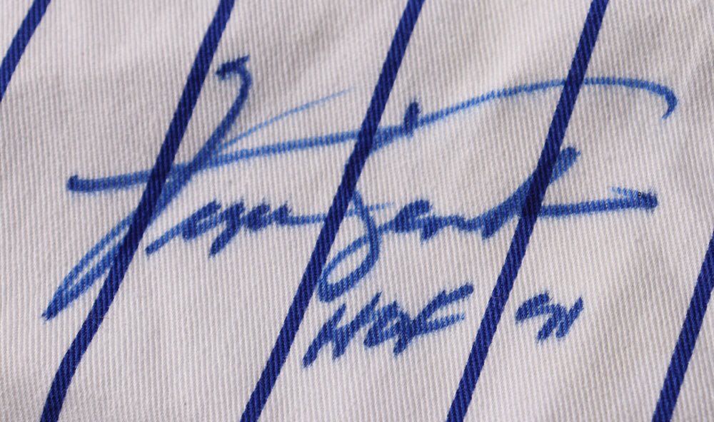 Fergie Jenkins Signed Cubs Jersey Inscribed "HOF 91" (JSA) (view 2)