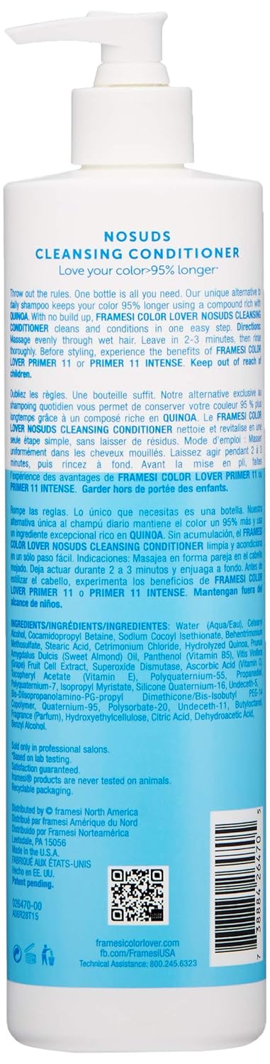 Framesi Color Lover No Suds Cleansing Conditioner, 16.9 fl oz - Price Is Right Miami
