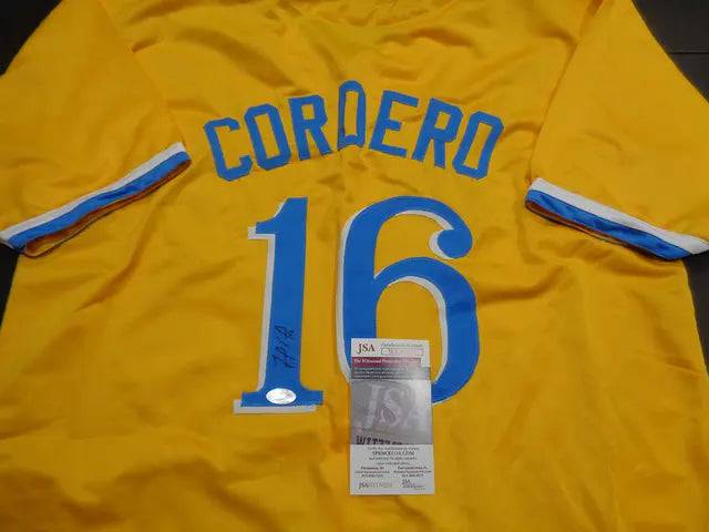 Franchy Cordero Red Sox Autographed Custom Jersey (JSA COA) (view 2)